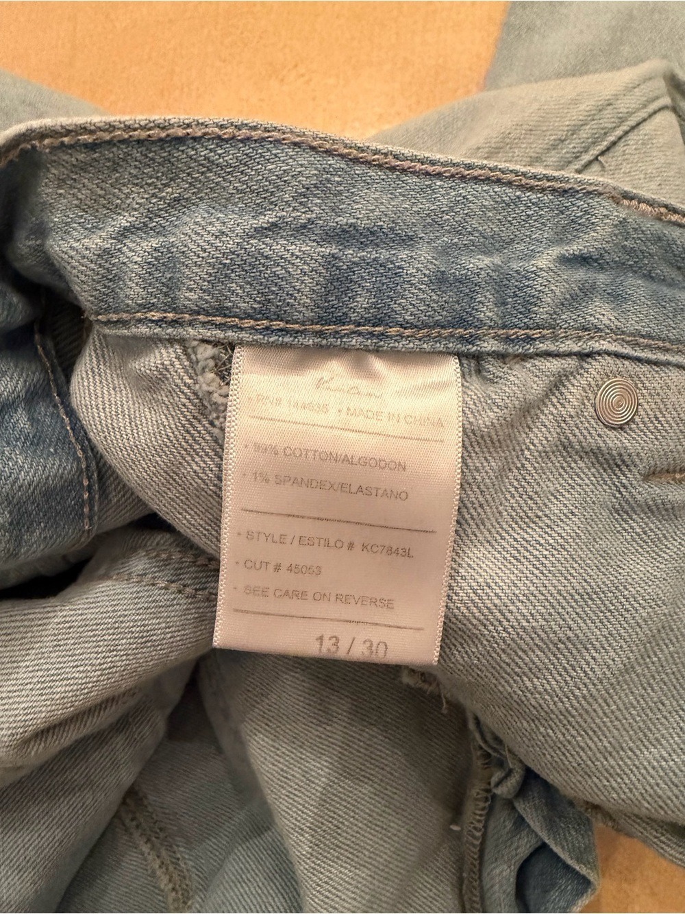 ALTAR’D STATE Light Wash Wide Leg Cargo Jeans Size 30 EUC Y2K 90’s - Picture 5 of 9